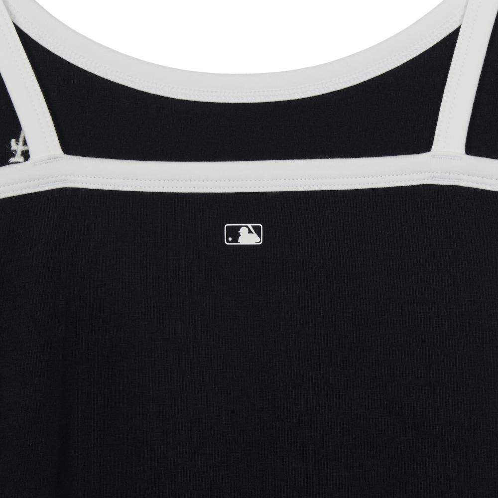 Varsity Lace Track Detail Sleeveless T-Shirt Los Angeles Dodgers