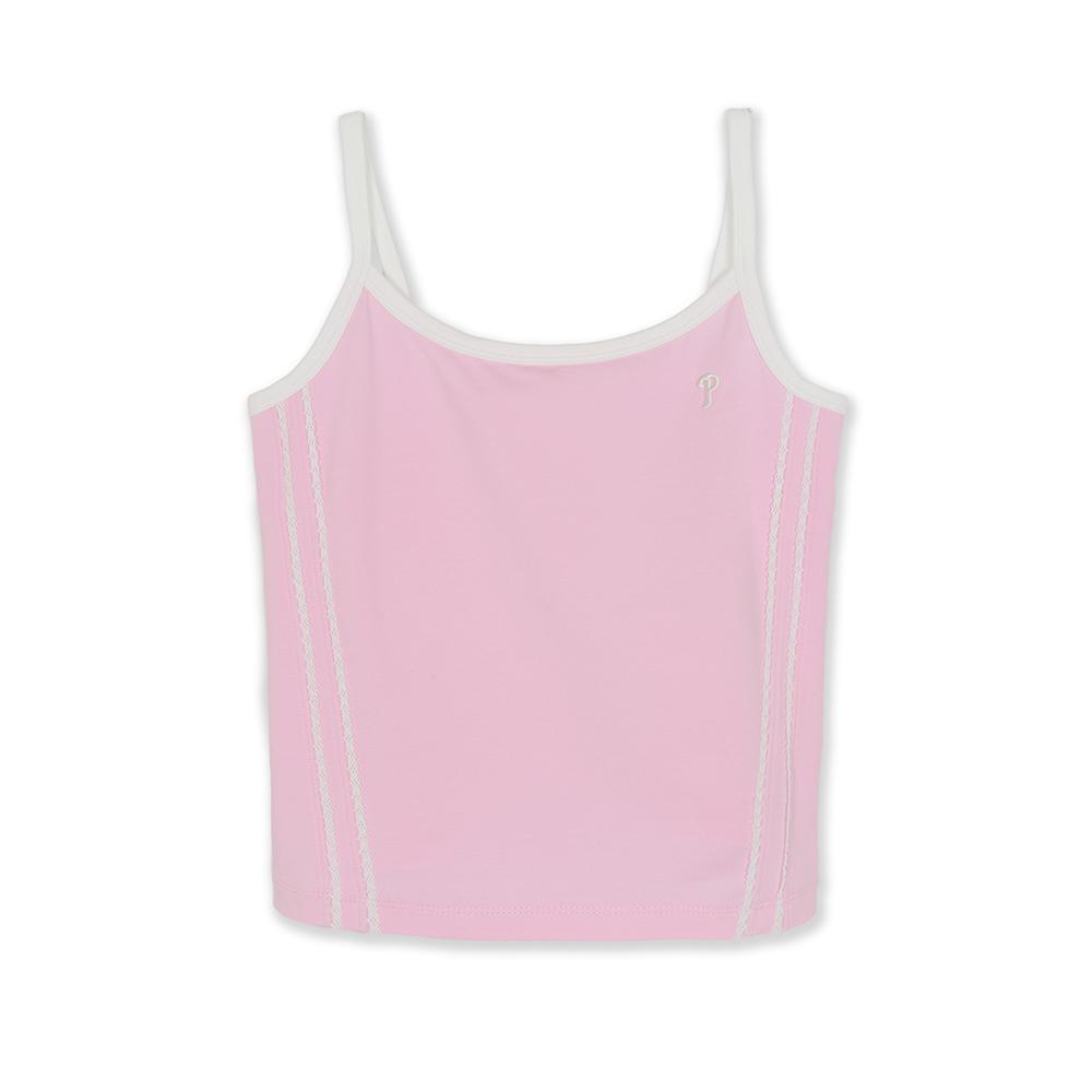 Varsity Lace Track Detail Sleeveless T-Shirt Philadelphia Phillies