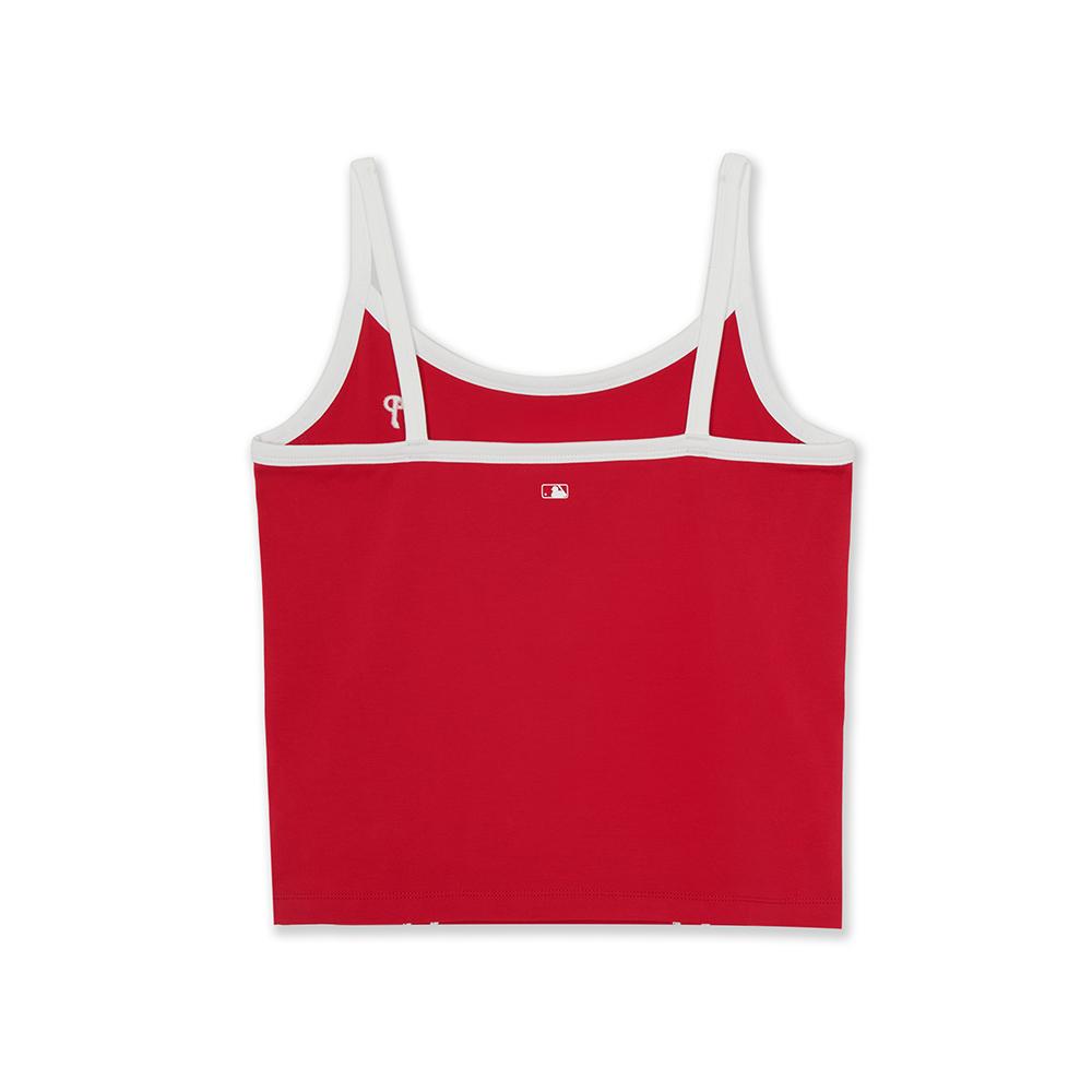 Varsity Lace Track Detail Sleeveless T-Shirt Philadelphia Phillies