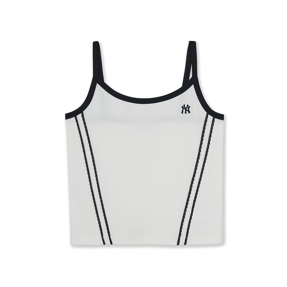 Varsity Lace Track Detail Sleeveless T-Shirt New York Yankees