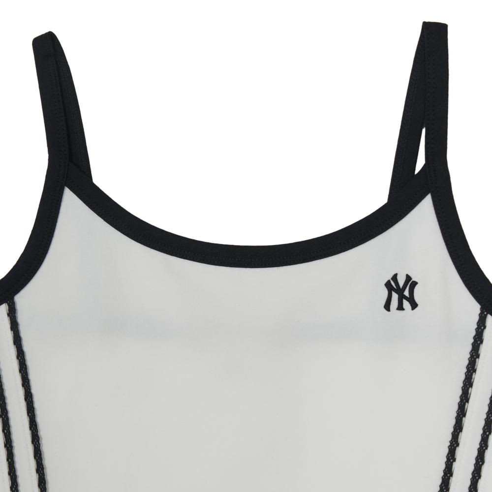 Varsity Lace Track Detail Sleeveless T-Shirt New York Yankees