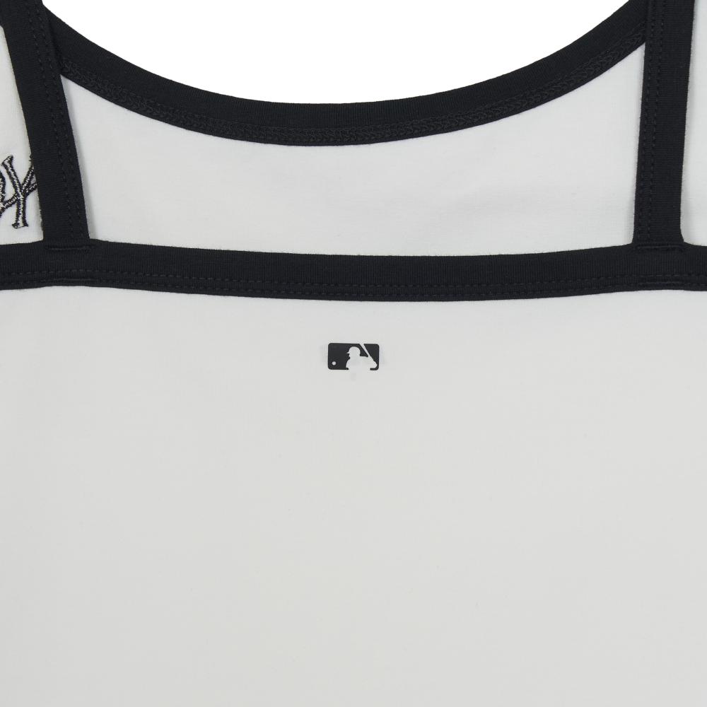 Varsity Lace Track Detail Sleeveless T-Shirt New York Yankees