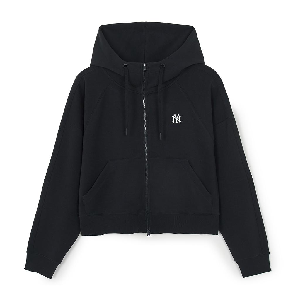 เสื้อเทรนนิ่ง Womens Basic Ballon Fit Hood Zip Up New York Yankees