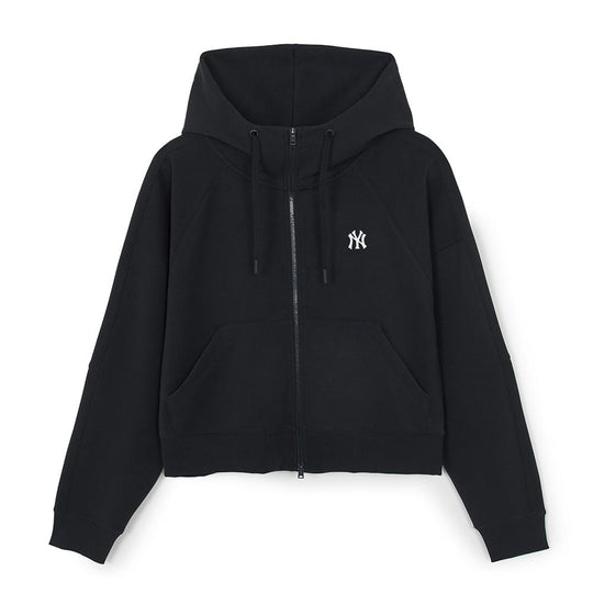 เสื้อเทรนนิ่ง Womens Basic Ballon Fit Hood Zip Up New York Yankees