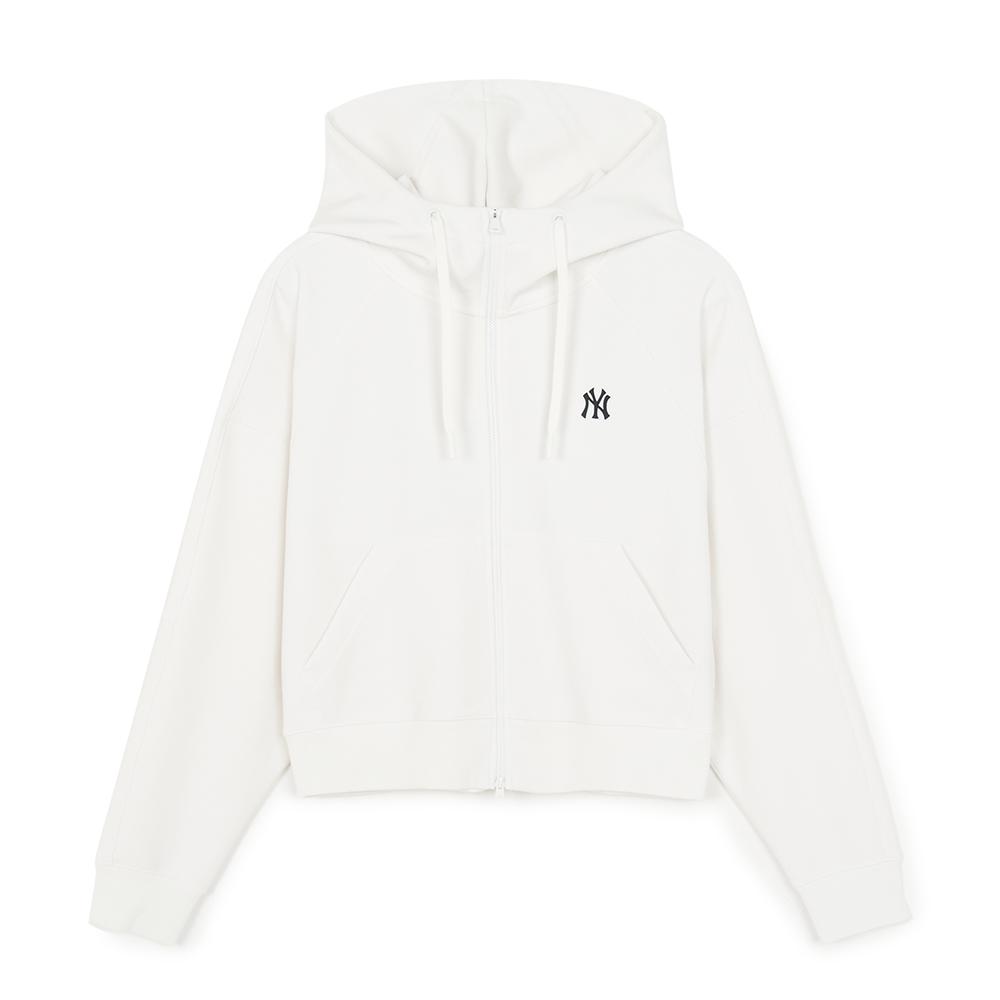 Womens Basic Ballon Fit Hood Zip Up New York Yankees
