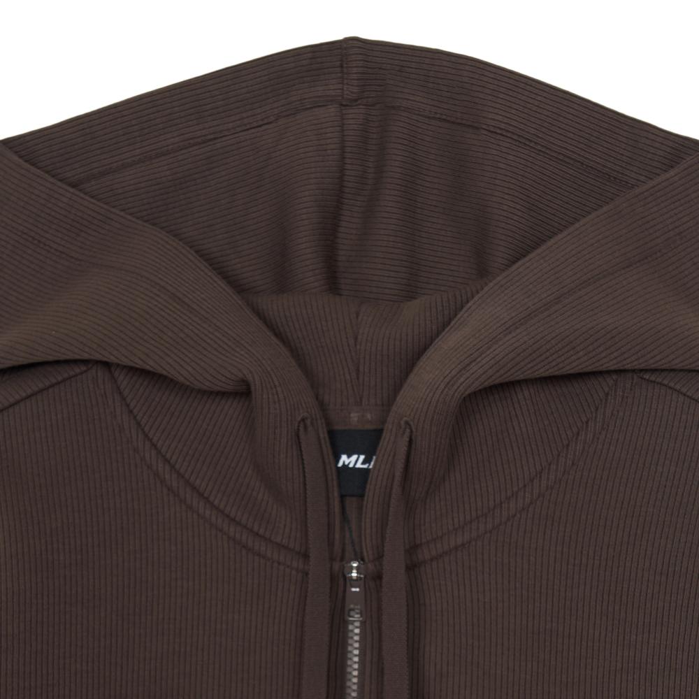 เสื้อเทรนนิ่ง Womens Sportive Slimfit Ribbed Hood Zip Up Boston Red Sox