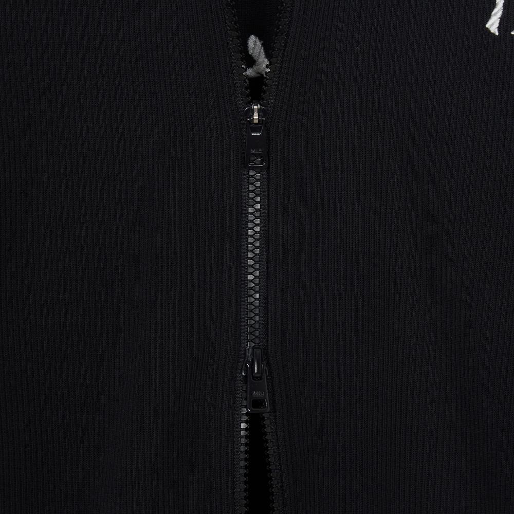 เสื้อเทรนนิ่ง Womens Sportive Slimfit Ribbed Hood Zip Up New York Yankees