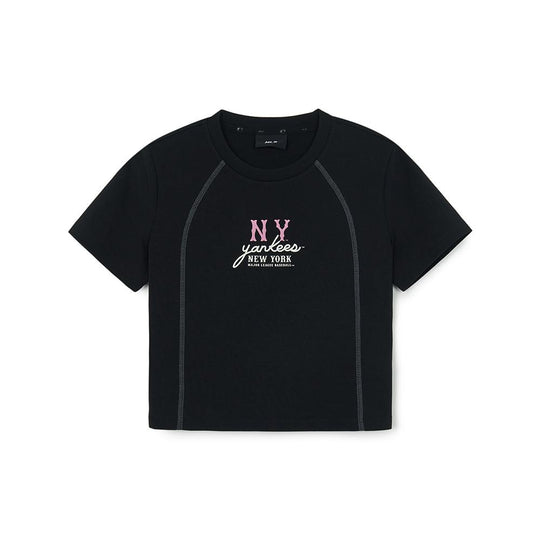 เสื้อครอป Women'S Basic Coopers Slim Fit Crop T-Shirts New York Yankees