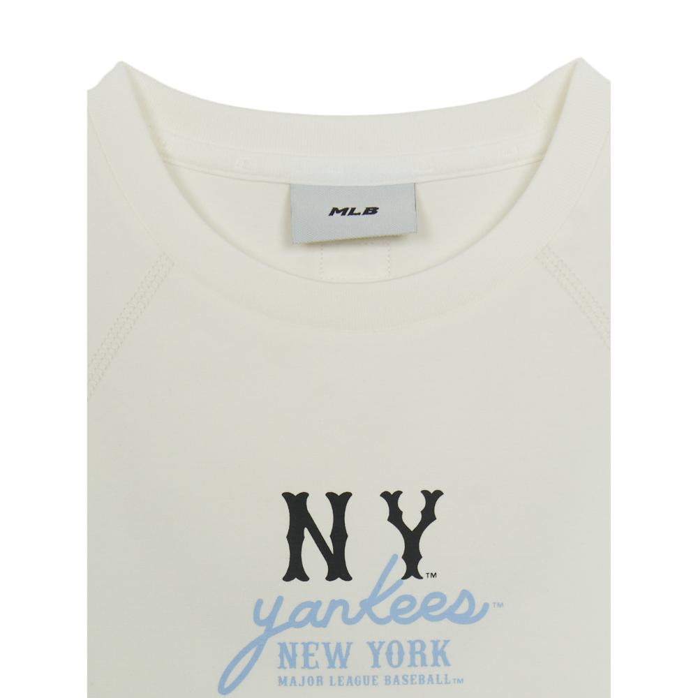 เสื้อครอป Women'S Basic Coopers Slim Fit Crop T-Shirts New York Yankees
