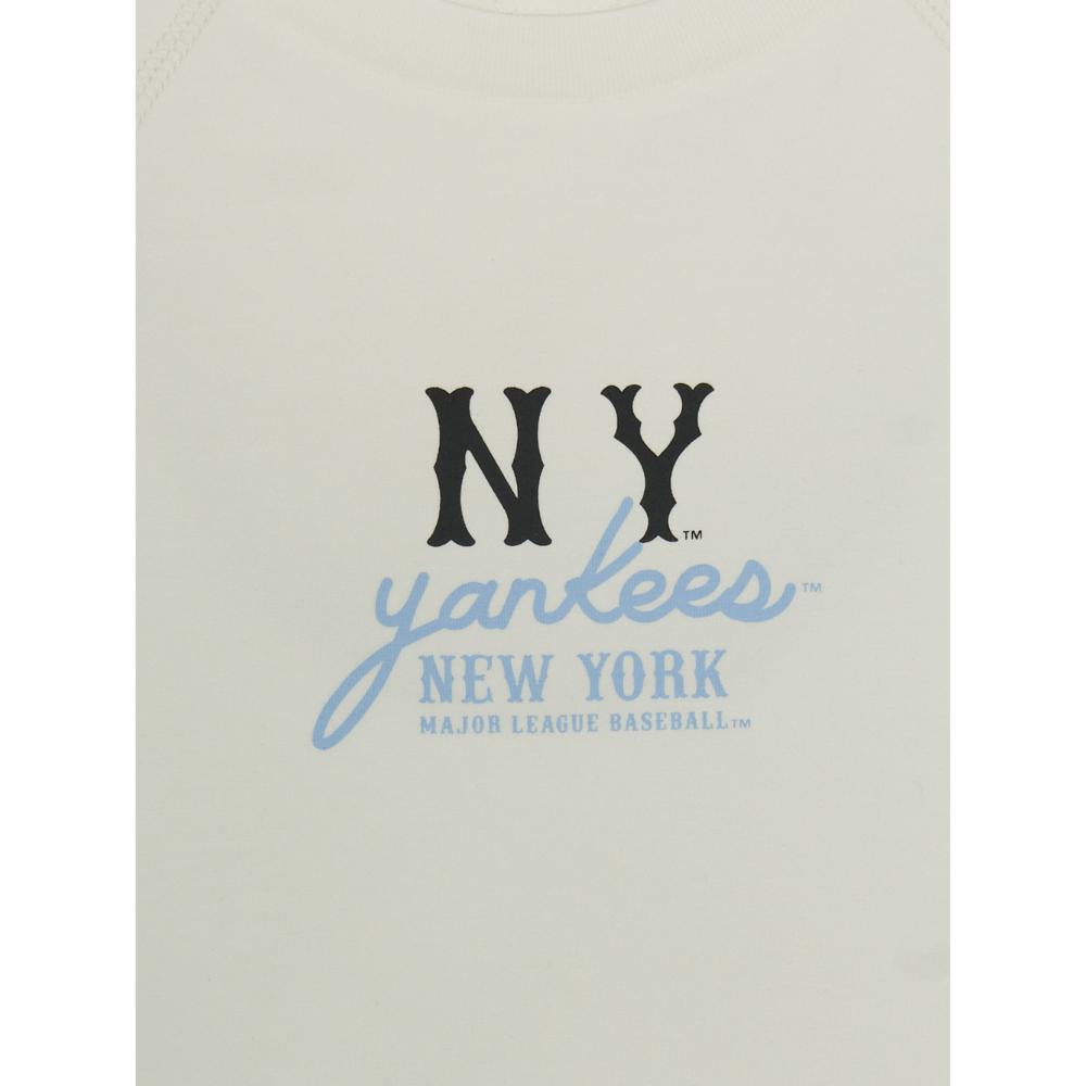 เสื้อครอป Women'S Basic Coopers Slim Fit Crop T-Shirts New York Yankees