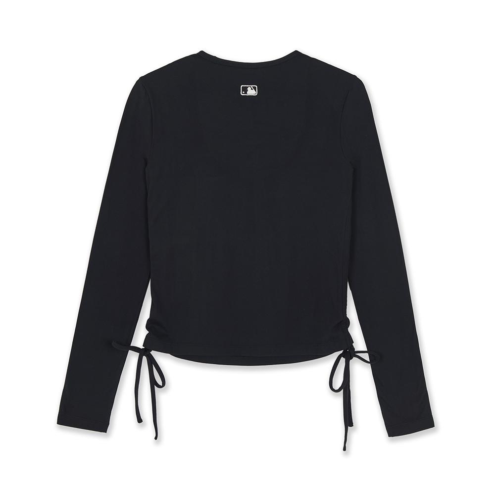 เสื้อยืดแขนยาว Basic Cut Out Slim Semi Crop Long Sleeve T-Shirts Los Angeles Dodgers