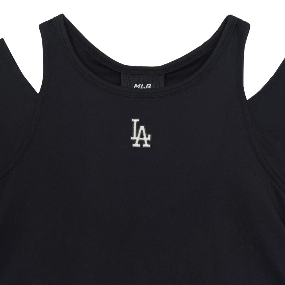 เสื้อยืด Basic Cut Out Slim Crop T-Shirts Los Angeles Dodgers