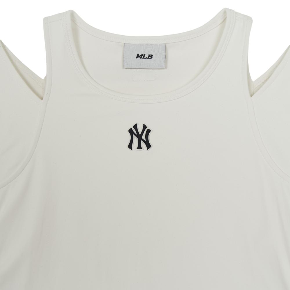 เสื้อยืด Basic Cut Out Slim Crop T-Shirts New York Yankees