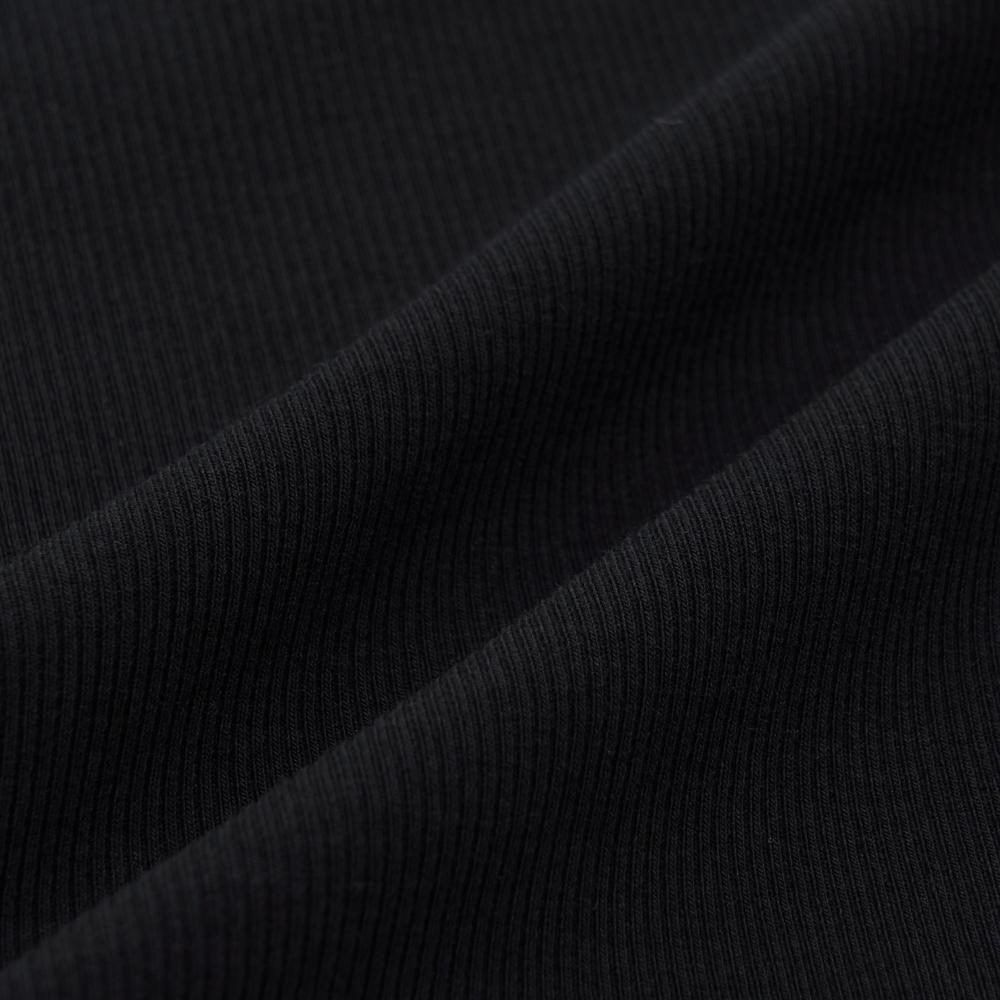 เสื้อยืดแขนยาว Women's Vintage Slim Ribbed Henley Neck Long Sleeve T-Shirts New York Yankees