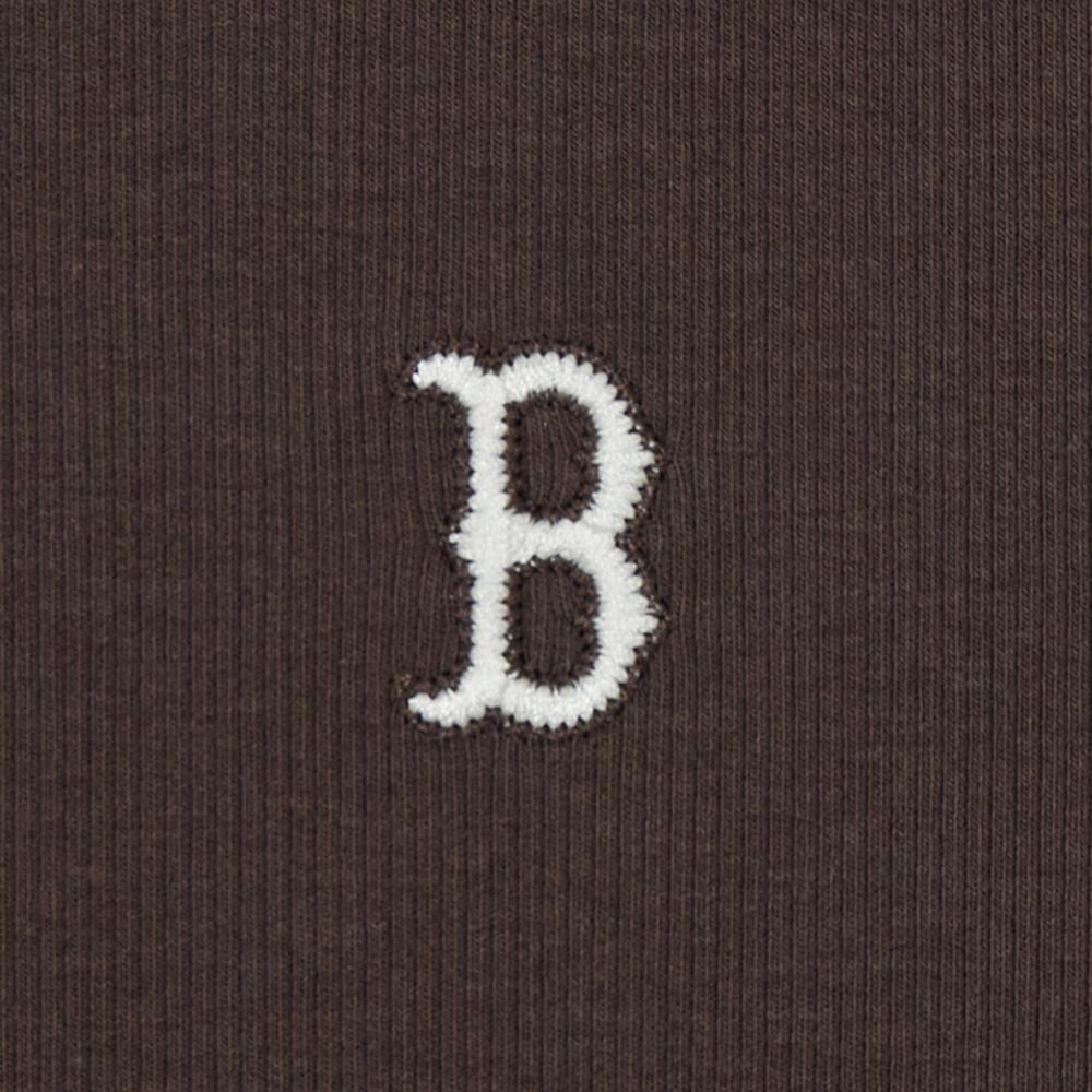 เสื้อยืด Women's Vintage Slim Henley Neck T-Shirts Boston Red Sox