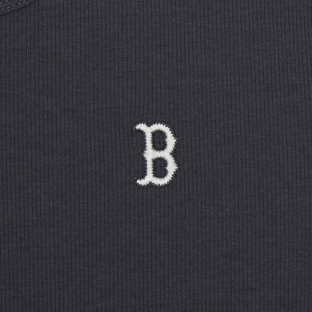 เสื้อยืด Women's Vintage Slim Henley Neck T-Shirts Boston Red Sox