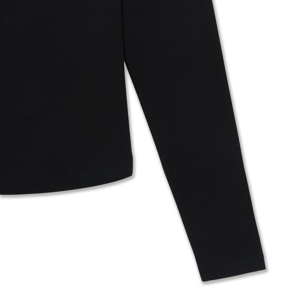 เสื้อยืดแขนยาว Basic Slim Semi Crop Square Neck Long Sleeve T-Shirts Los Angeles Dodgers