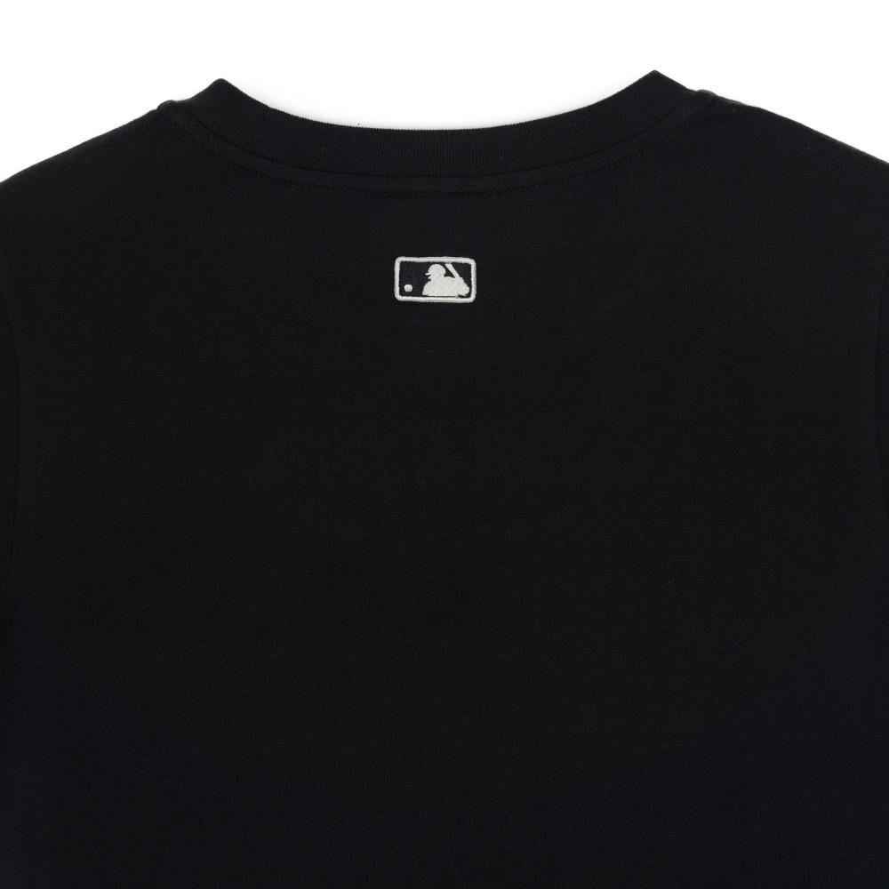 Cut Out Detail Slim Semi Crop T-Shirts Los Angeles Dodgers