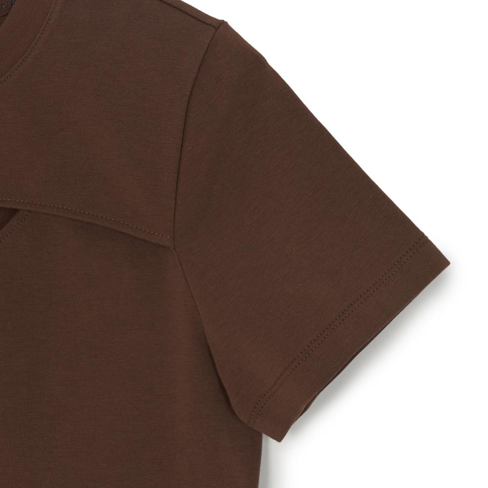 เสื้อยืด  Cut Out Detail Slim Semi Crop T-Shirts Boston Red Sox