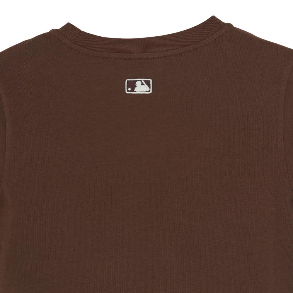 เสื้อยืด  Cut Out Detail Slim Semi Crop T-Shirts Boston Red Sox