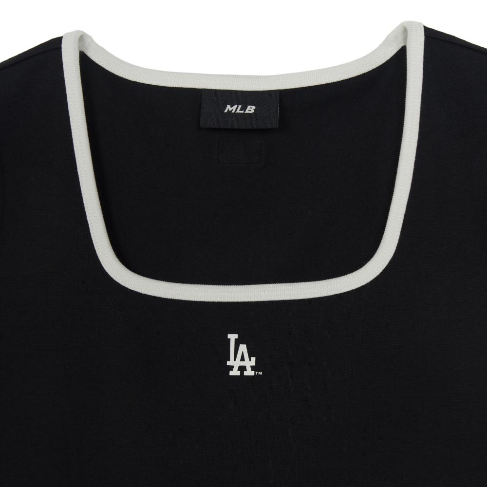เสื้อยืด  Basic Squar Neck Slim Fit T-Shirts Los Angeles Dodgers