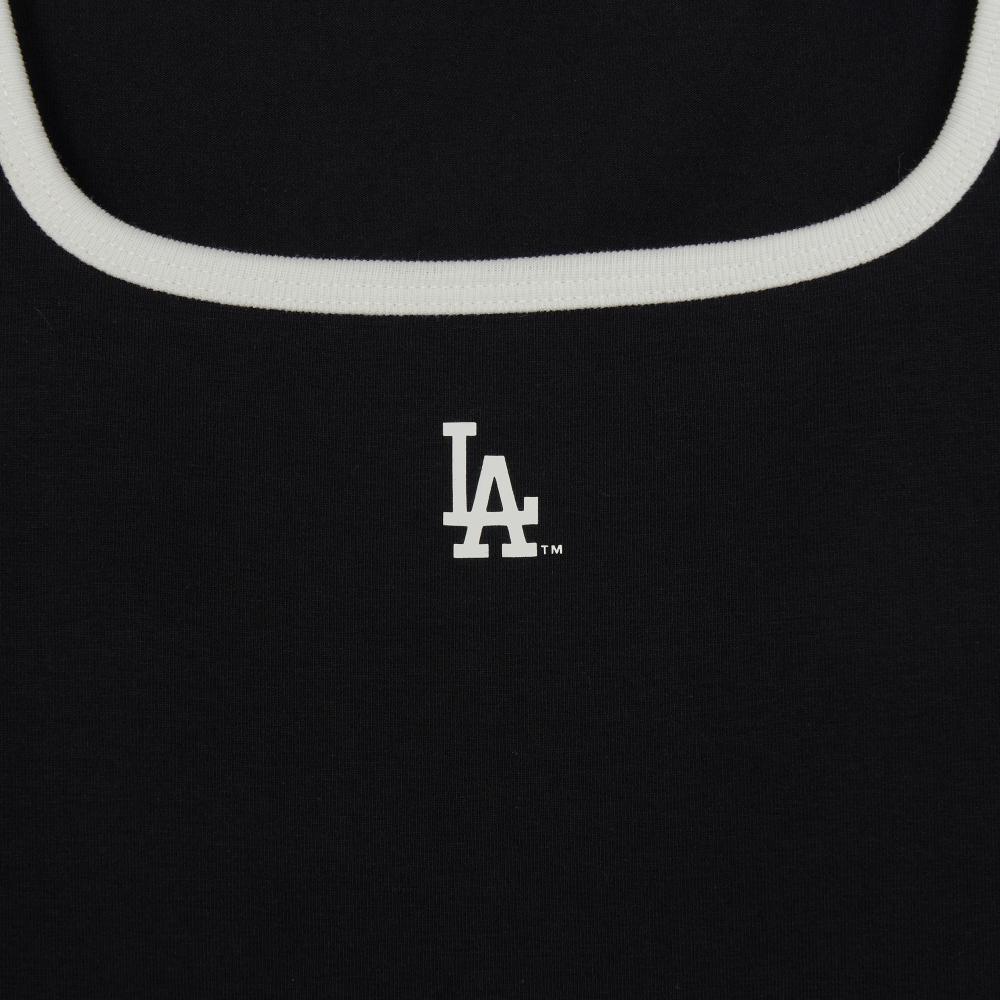 เสื้อยืด  Basic Squar Neck Slim Fit T-Shirts Los Angeles Dodgers