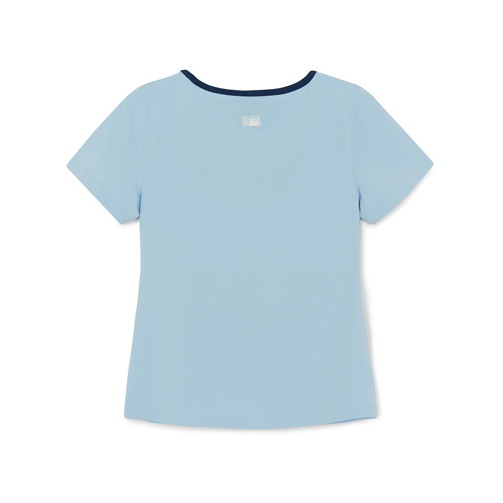 Basic Squar Neck Slim Fit T-Shirts Los Angeles Dodgers