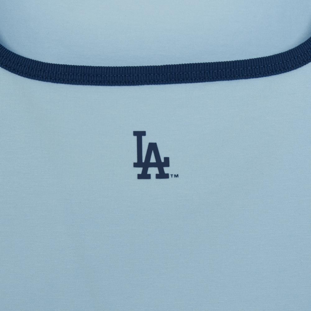 Basic Squar Neck Slim Fit T-Shirts Los Angeles Dodgers