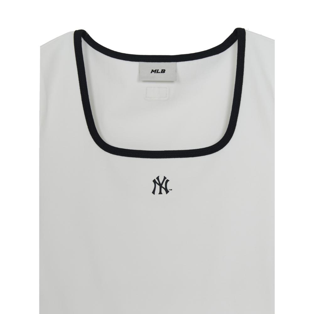Basic Squar Neck Slim Fit T-Shirts New York Yankees