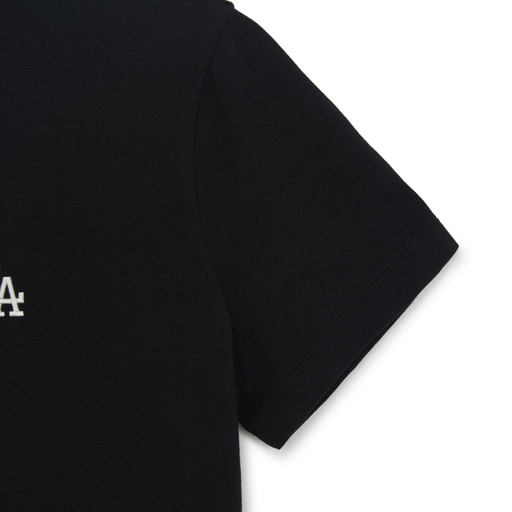 Hem Lace Slim Semi-Crop T-Shirt Los Angeles Dodgers