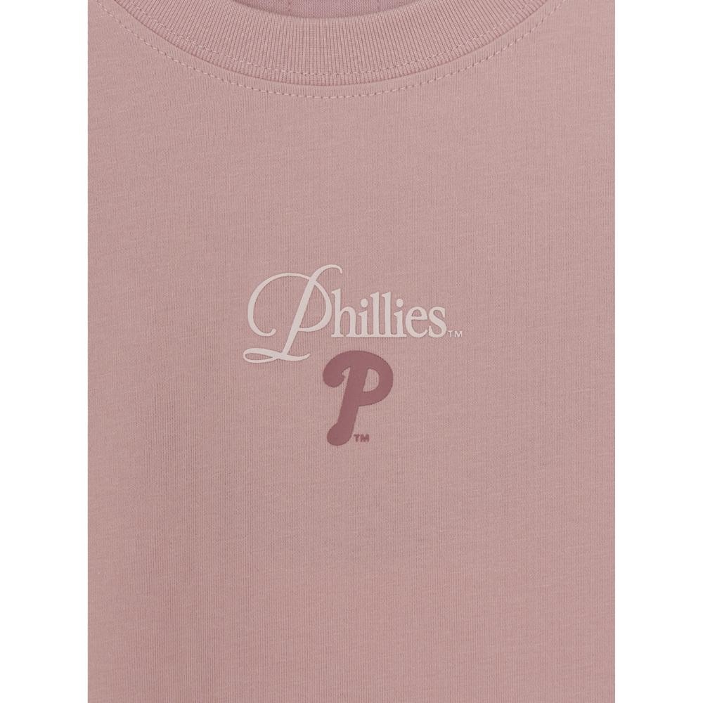 Sheriff Logo Point Comfortable Crop T-Shirts Philadelphia Phillies