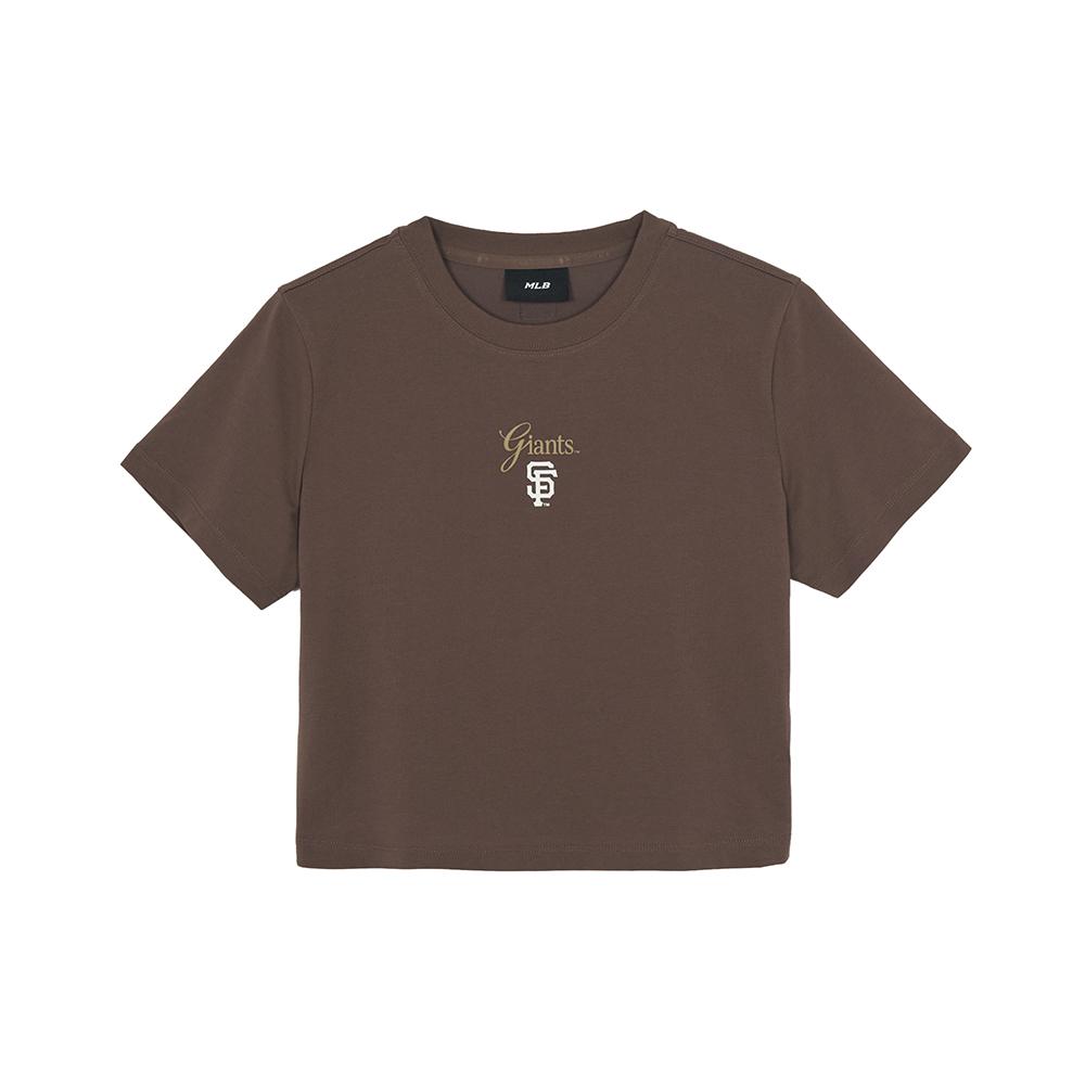 เสื้อยืด  Sheriff Logo Point Comfortable Crop T-Shirts San Francisco Giants