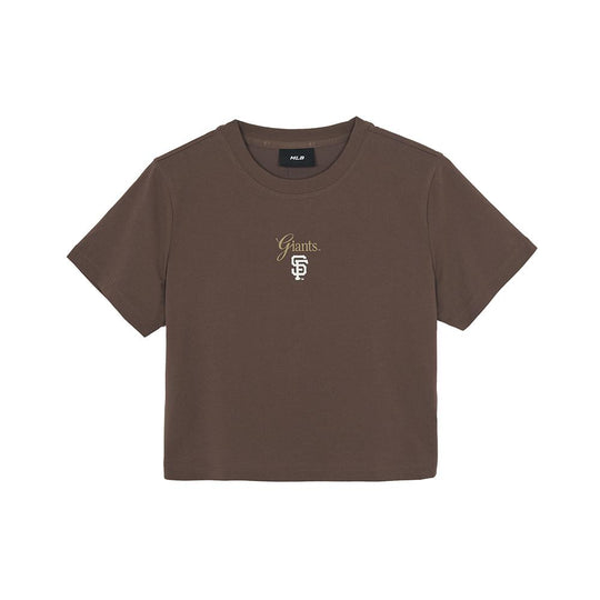 เสื้อยืด  Sheriff Logo Point Comfortable Crop T-Shirts San Francisco Giants