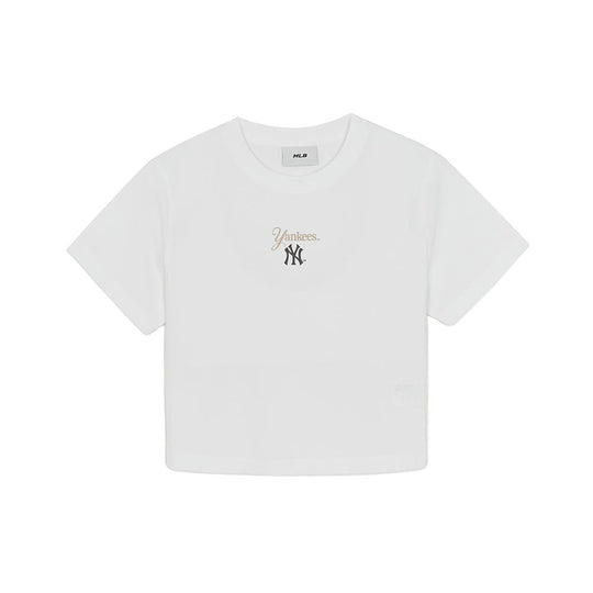 เสื้อยืด  Sheriff Logo Point Comfortable Crop T-Shirts New York Yankees