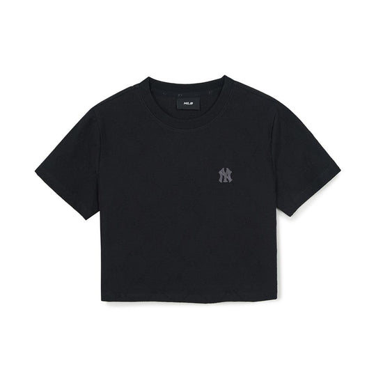เสื้อยืด Women's Dia Monogram Tonal Jaquard Crop T-Shirts New York Yankees