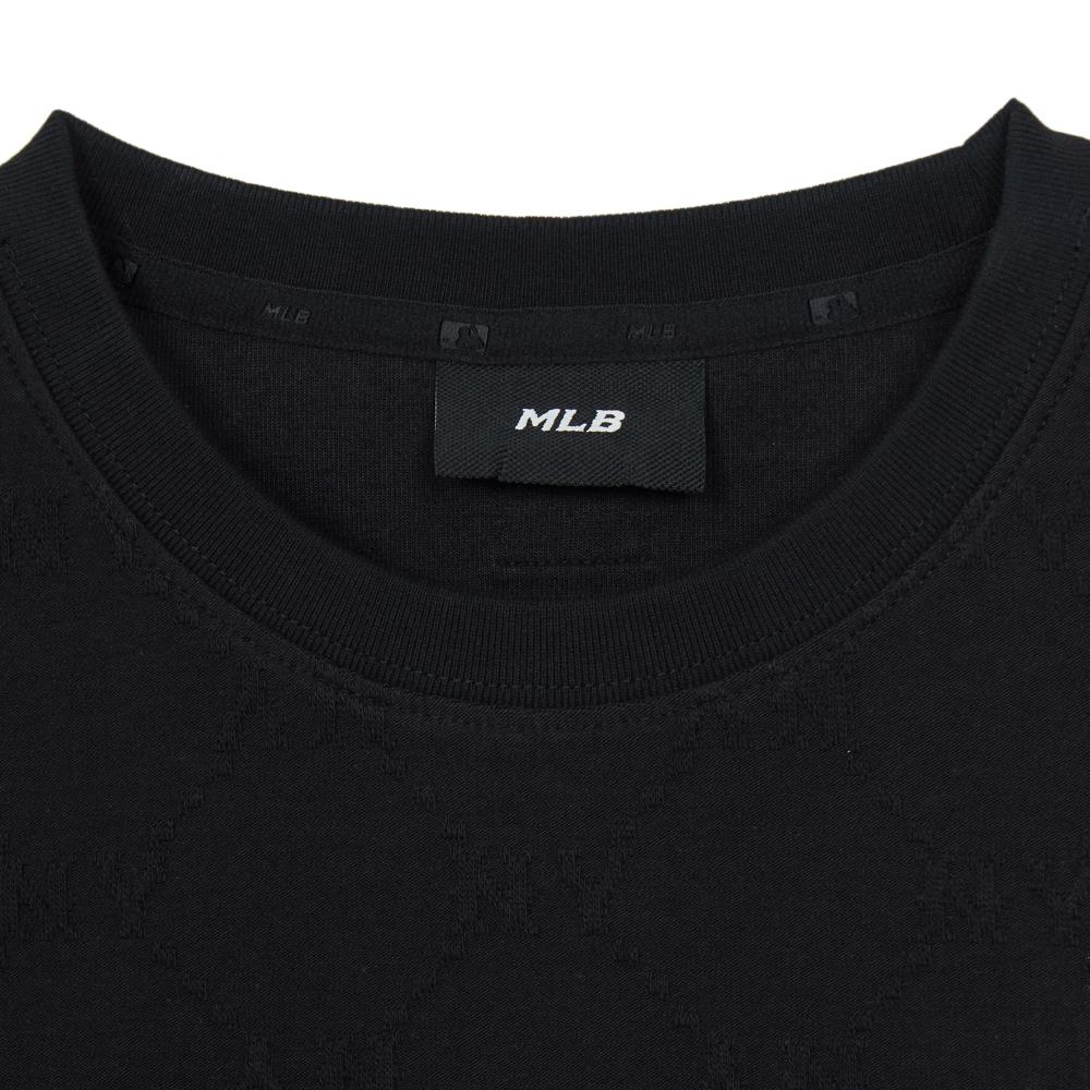 เสื้อยืด Women's Dia Monogram Tonal Jaquard Crop T-Shirts New York Yankees