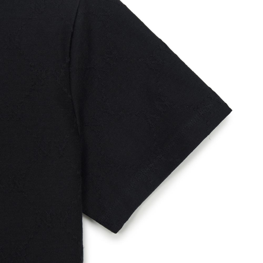 เสื้อยืด Women's Dia Monogram Tonal Jaquard Crop T-Shirts New York Yankees