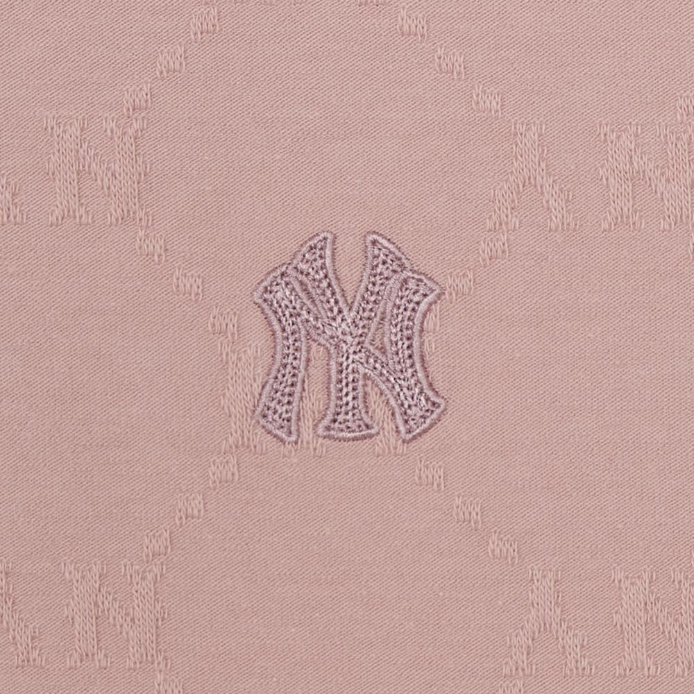 เสื้อยืด Women's Dia Monogram Tonal Jaquard Crop T-Shirts New York Yankees