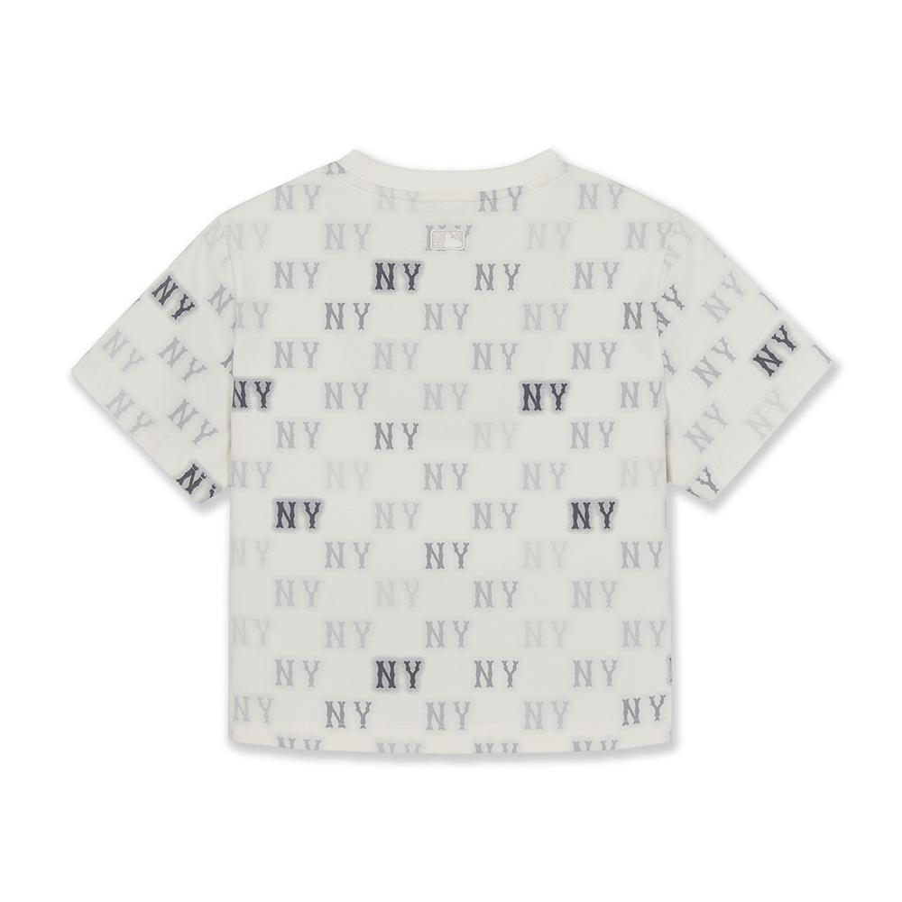 Summer Monogram Aop Crop T-Shirts New York Yankees