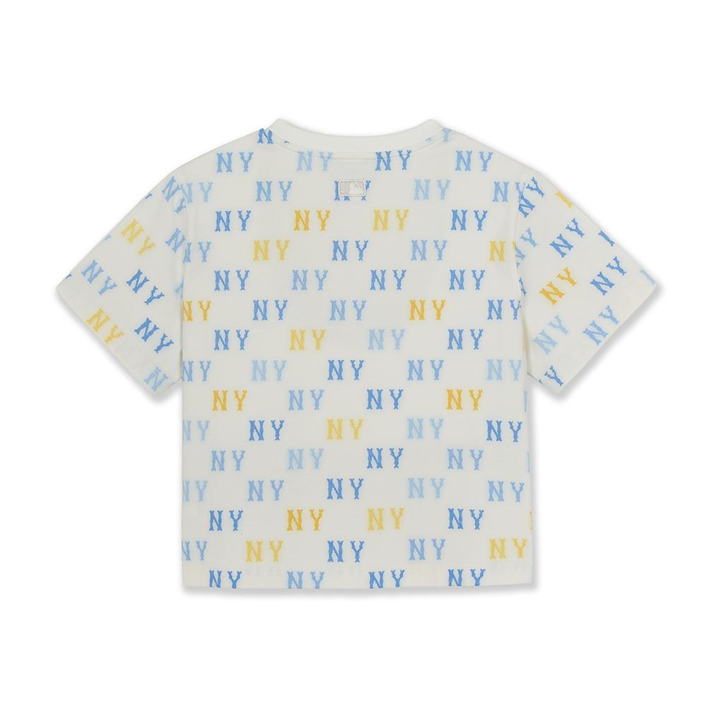 Summer Monogram Aop Crop T-Shirts New York Yankees