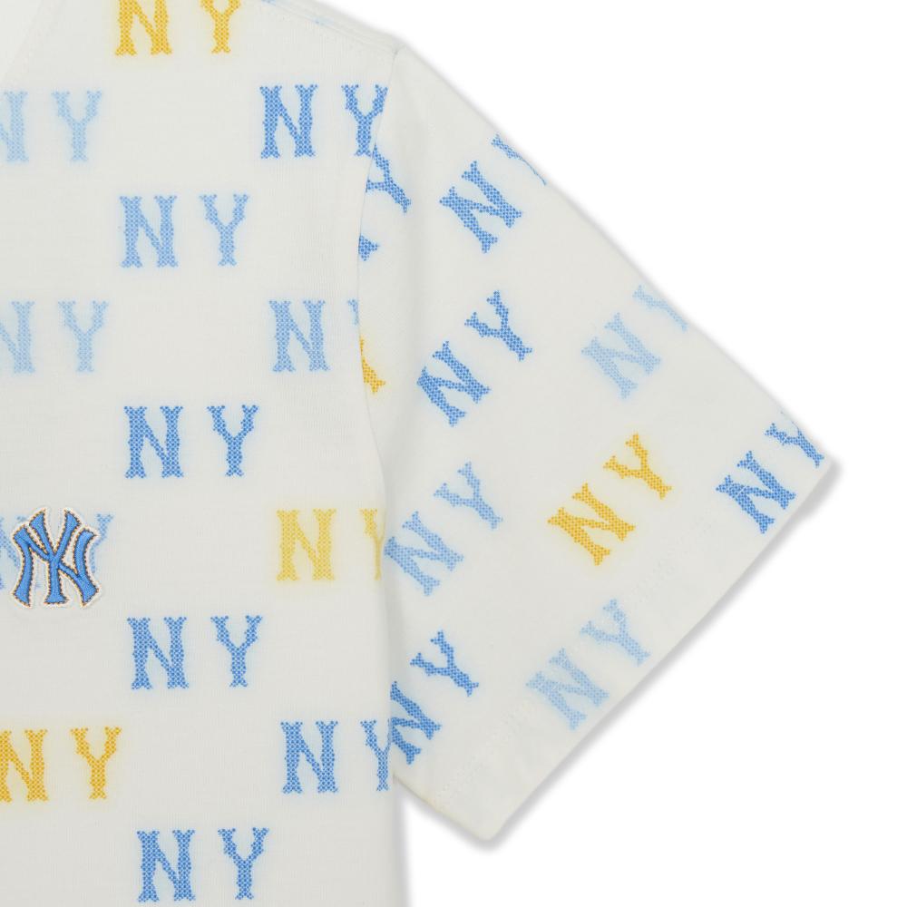 Summer Monogram Aop Crop T-Shirts New York Yankees