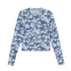 เสื้อยืดแขนยาว Women's Camo Monogram Slim Crop Long Sleeve T-Shirts Los Angeles Dodgers