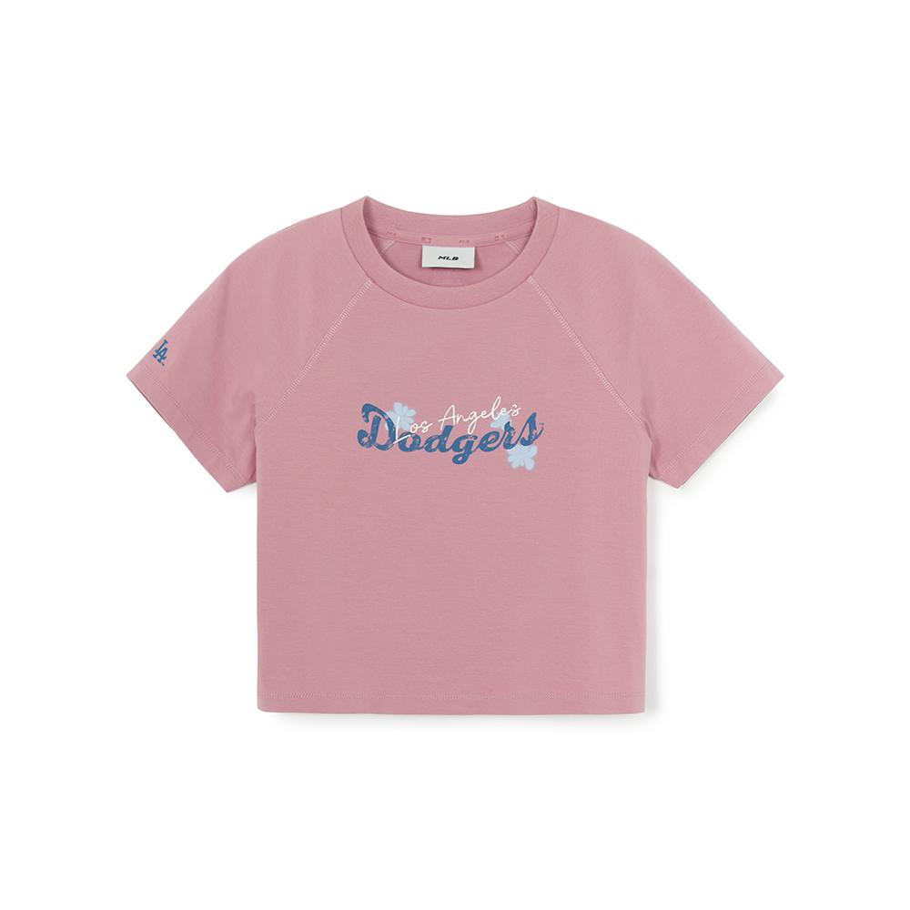 Women's Flower Graphic T-Shirts Los Angeles Dodgers