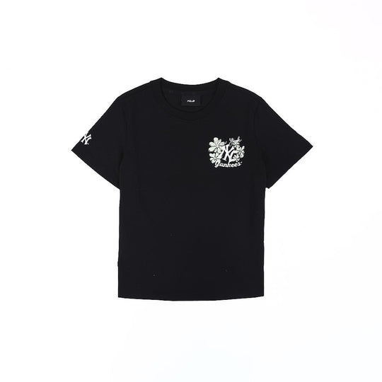 Women's Flower Graphic Comfortable Fit T-Shirts New York Yankees