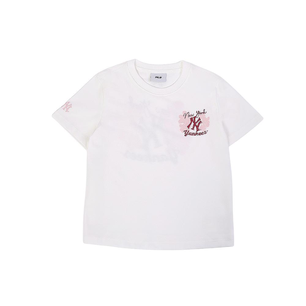Women's Flower Graphic Comfortable Fit T-Shirts New York Yankees