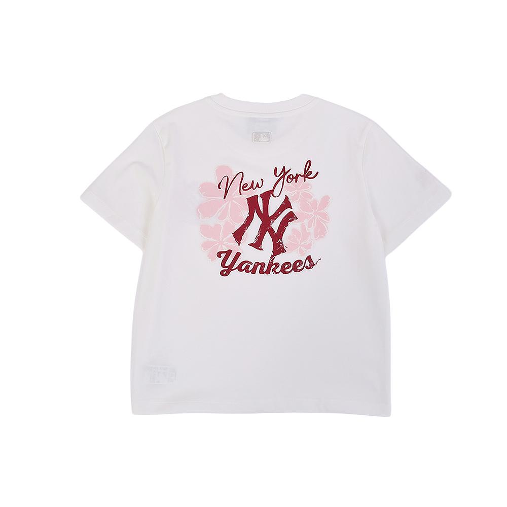 Women's Flower Graphic Comfortable Fit T-Shirts New York Yankees