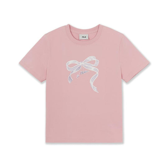 Bow Tie Graphic Slim Semi Crop T-Shirts Philadelphia Phillies