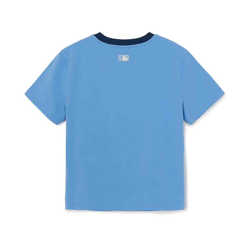 Summer Fruits Lifestyle Slim Semi Crop Ringer T-Shirts Los Angeles Dodgers