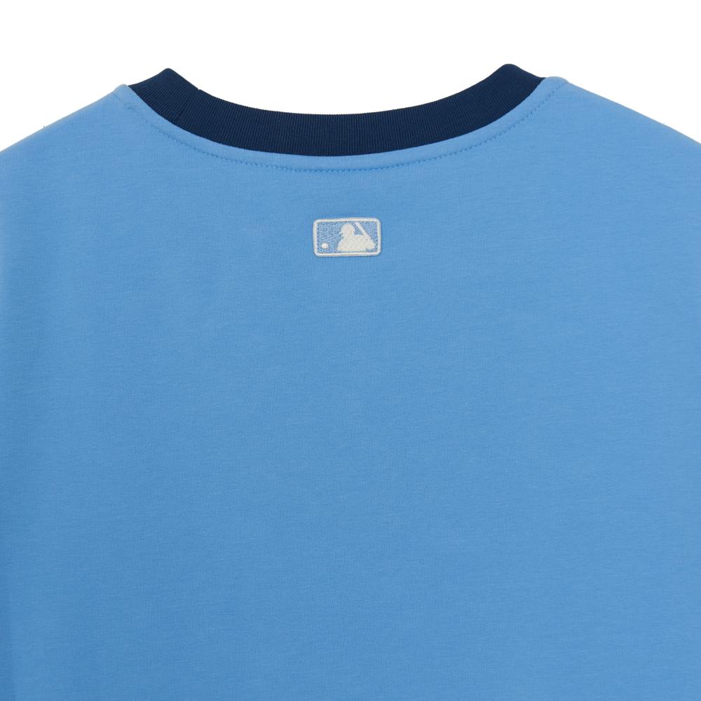 Summer Fruits Lifestyle Slim Semi Crop Ringer T-Shirts Los Angeles Dodgers