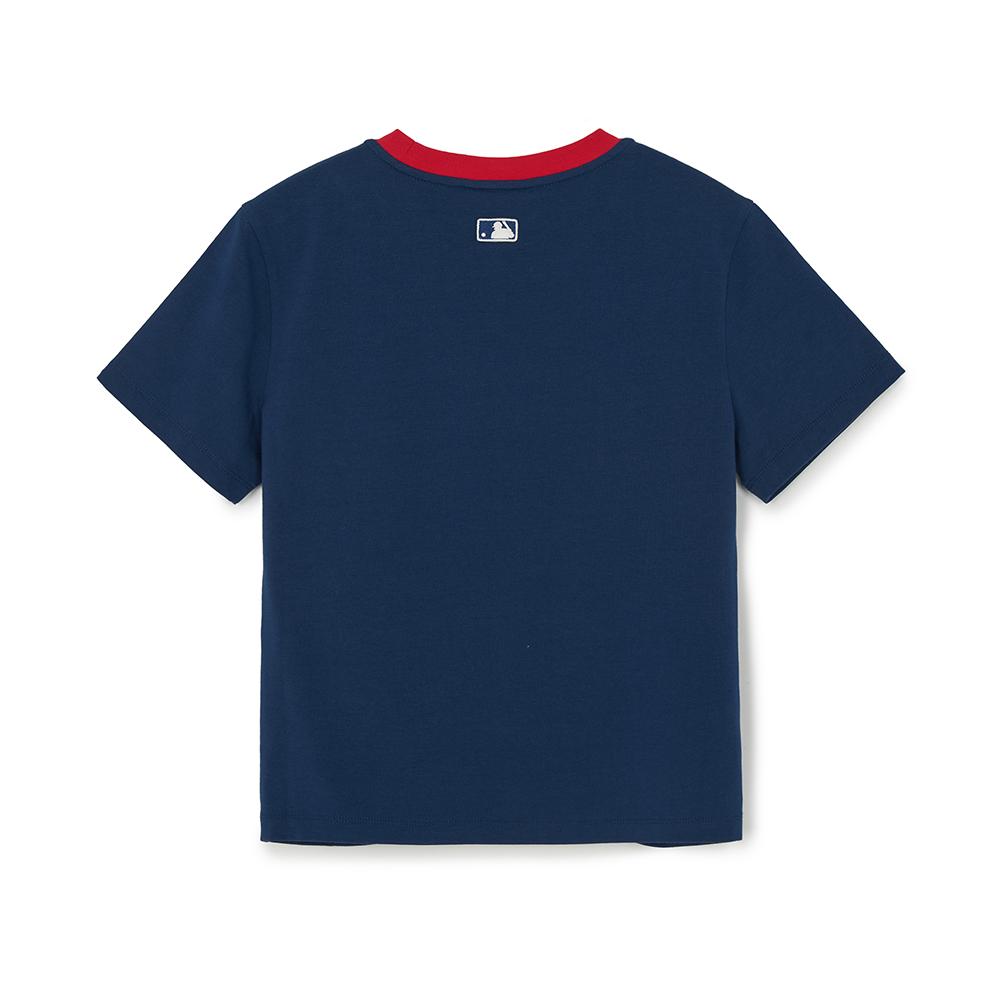 เสื้อยืด  Summer Fruits Lifestyle Slim Semi Crop Ringer T-Shirts Philadelphia Phillies